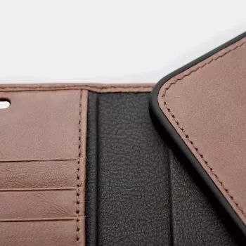 Funda tipo cartera Trunk TR-WA1267-BRW para iPhone 12 Pro 17 cm marrón