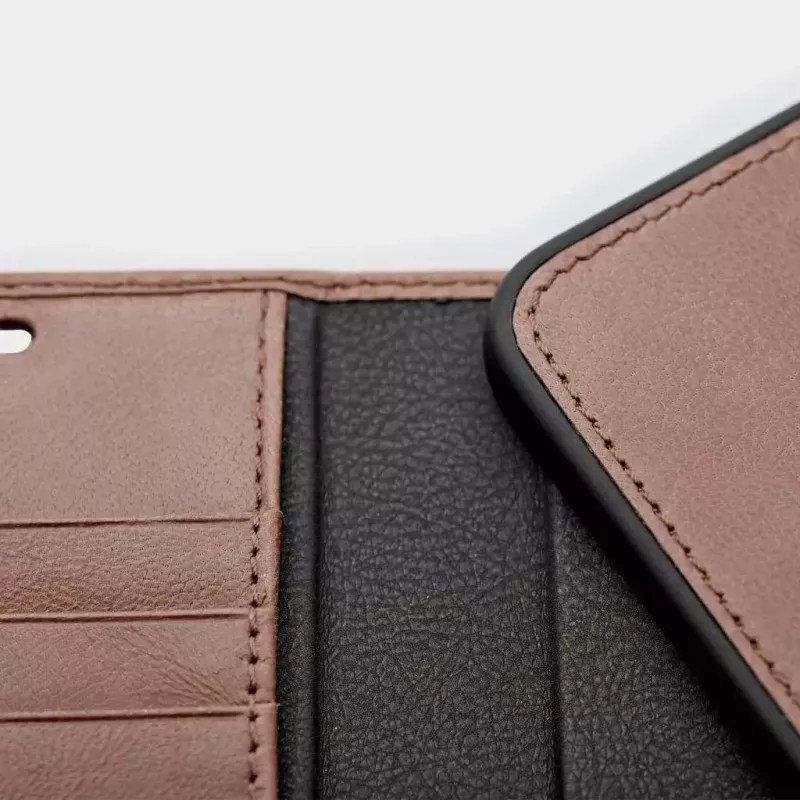Trunk funda cartera para iPhone 12 Pro Max, marrón (TR-WA1267-BRW)