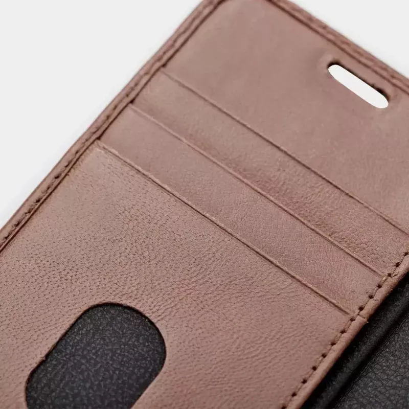 Trunk funda cartera para iPhone 12 Pro Max, marrón (TR-WA1267-BRW)