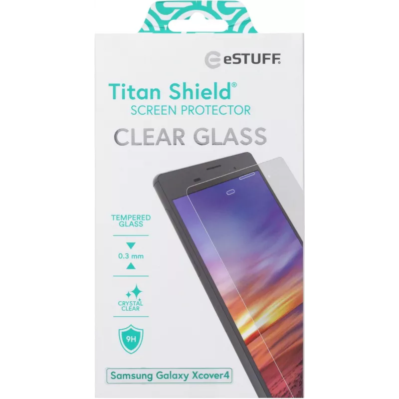 eSTUFF ES504009 protector de pantalla/parte trasera para móvil transparente Samsung 1 ud.