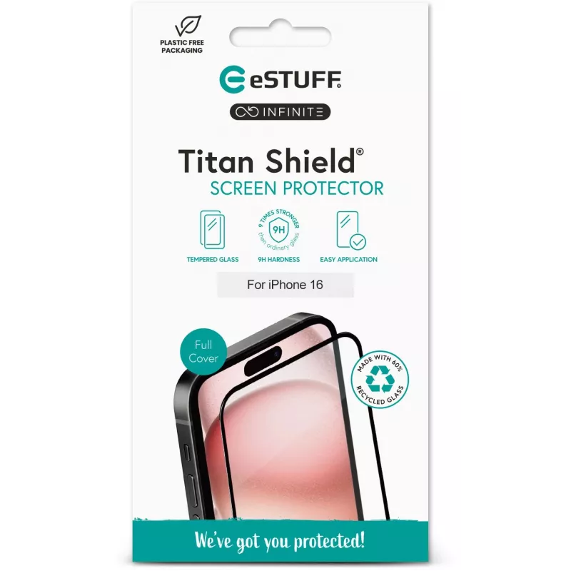 eSTUFF ES501421 Protector de pantalla/trasero para móvil Transparente para Apple 1 ud.