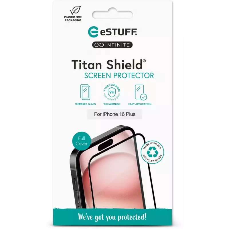 eSTUFF ES501425 Protector de pantalla/trasero para móvil Transparente para Apple 1 ud.