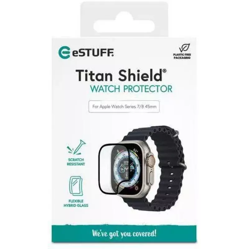 Protector de pantalla transparente eSTUFF ES501021 para dispositivos Apple resistente a arañazos