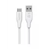 Cable USB eSTUFF ES605170 1m USB-C a USB-A USB 2.0 Blanco