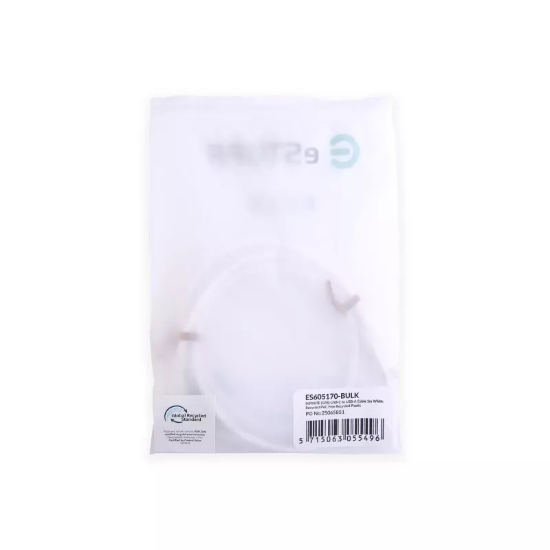 eSTUFF ES605170-BULK Cable USB USB 2.0 1 m USB-C USB-A Blanco