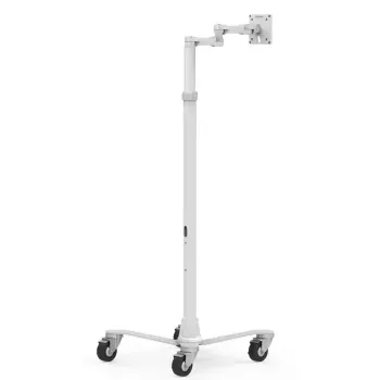 Carro médico Compulocks MCRSTDEXW compatible con VESA Blanco