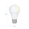 Hombli E27 bombilla inteligente, 9 W, CCT, pack promocional 1+1 (2 bombillas)