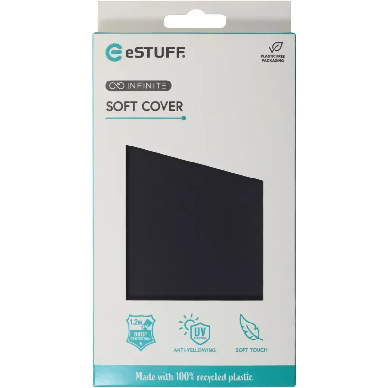 Funda negra eSTUFF INFINITE GRS VIENNA iPhone 16e. Material (ES67101054-BULK)