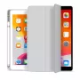 eSTUFF SEATTLE Funda para lápiz para iPad 9.7 2018/2017 – piel sintética gris