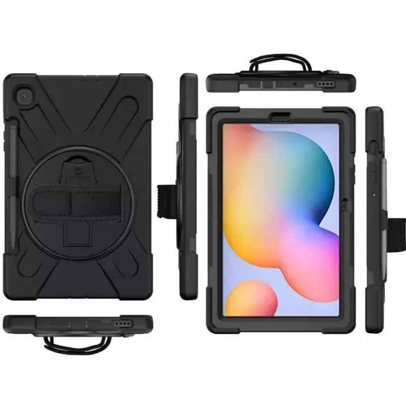 Funda eSTUFF AUSTIN Defender para Samsung Galaxy Tab S6 Lite 2022/2020 Negra
