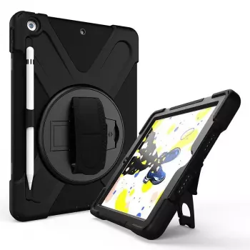Funda eSTUFF CHICAGO Full Body Defender para iPad 10.2 Negra