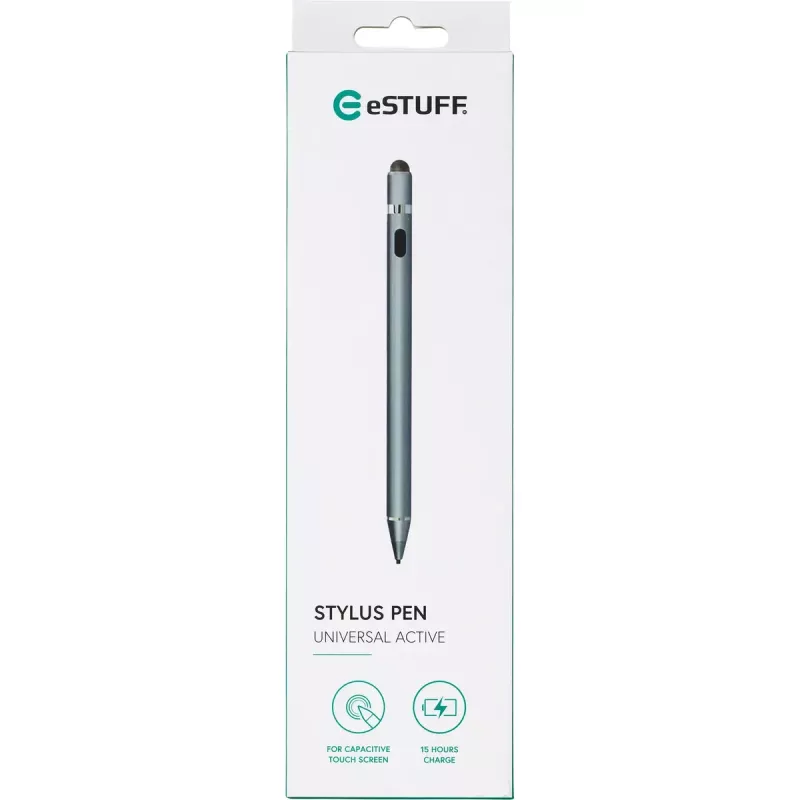 Lápiz táctil eSTUFF ES68900111 Gris 15 g Universal