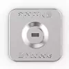 Placa de seguridad adhesiva universal VHB Compulocks TBRPLT
