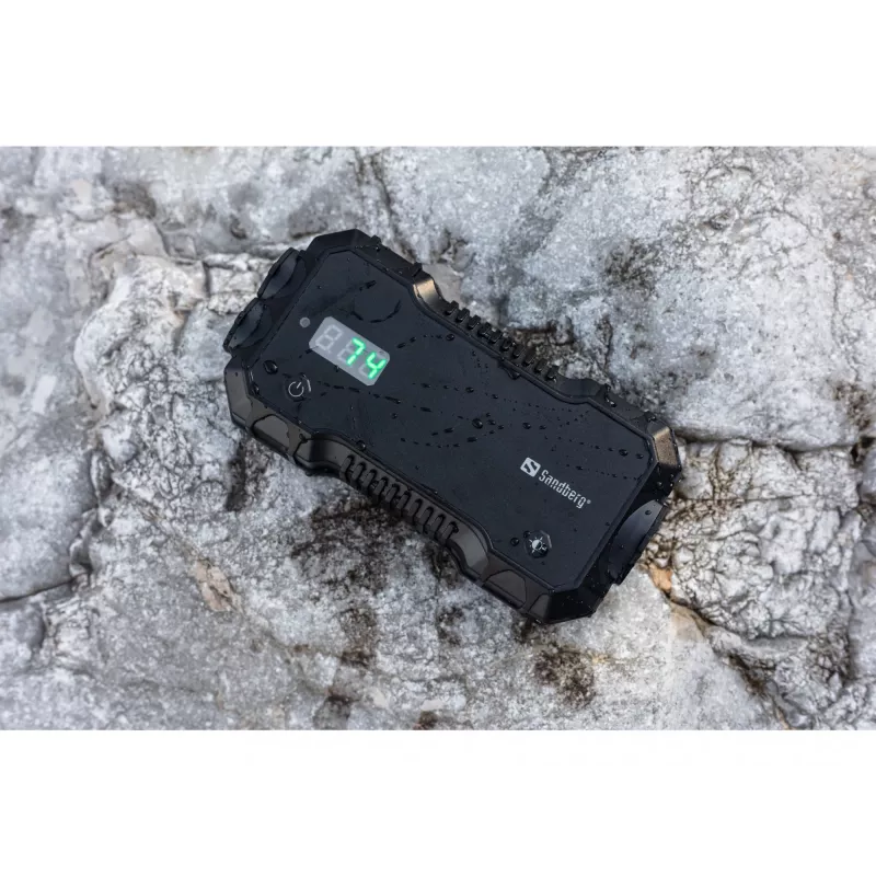 Batería externa de arranque para coche Sandberg 10000 mAh USB Type-A Type-C Negra