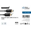 Microconnect USB3.0AA15BOP Cable USB USB 3.2 Gen 1 (3.1 Gen 1) 15 m USB A Negro