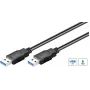 Microconnect USB3.0AA5B Cable USB USB 3.2 Gen 1 (3.1 Gen 1) 5 m USB A Negro
