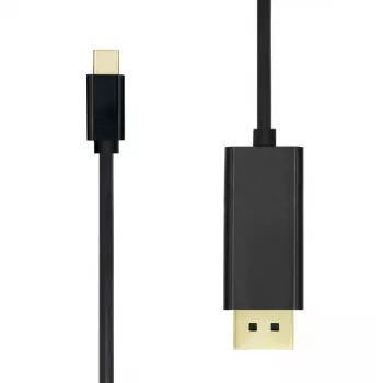 Adaptador de cable de vídeo ProXtend USBC-DP-0005 0,5 m USB Type-C DisplayPort Negro