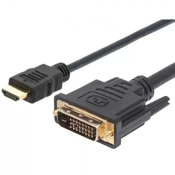 Adaptador de cable de vídeo Techly ICOC-HDMI-D-045 5 m DVI-D negro