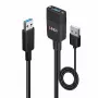 Cable USB 3.2 Gen 2 Type-A híbrido Lindy 35 m negro ABS