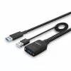 Cable USB 3.2 Gen 2 Type-A híbrido Lindy 35 m negro ABS