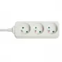 Alargador de corriente Lindy 73120 3 tomas de CA para interior blanco