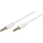 Microconnect AUDLL1.5W cable de audio 1,5 m 3,5 mm blanco