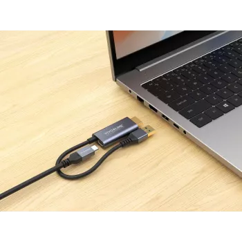 Adaptador VivoLink HDMI y USB-A a USB-C PROADHDMI compatible con resolución 4K