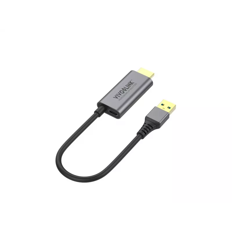 Adaptador VivoLink HDMI y USB-A a USB-C PROADHDMI compatible con resolución 4K