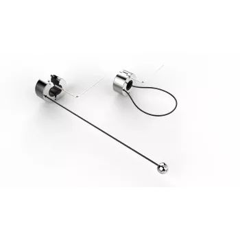 Candado de cable Vivolink PROADRING-S-WIRE negro acero llave hexagonal 20 g