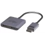 Adaptador DisplayPort a 2x HDMI MicroConnect MC-DP-2XHDMI, doble HDMI conector hembra, compatible con 4K