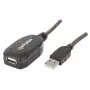 Cable alargador USB-A a USB-A Manhattan 150958