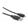 Manhattan cable USB-A a Micro-USB, 1,8 m, conector macho a conector macho, negro, 480 Mbit/s (USB 2.0), Hi-Speed USB, garantía de por vida, equivalente a UUSBHAUB6.