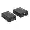 Manhattan kit extensor HDMI 1080p sobre Ethernet, hasta 50 m con un cable Cat6, módulos Tx y Rx, compatibilidad con IR, tres años de garantía