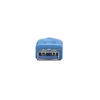 Cable alargador USB-A a USB-A Manhattan 2 m conector macho a conector hembra azul