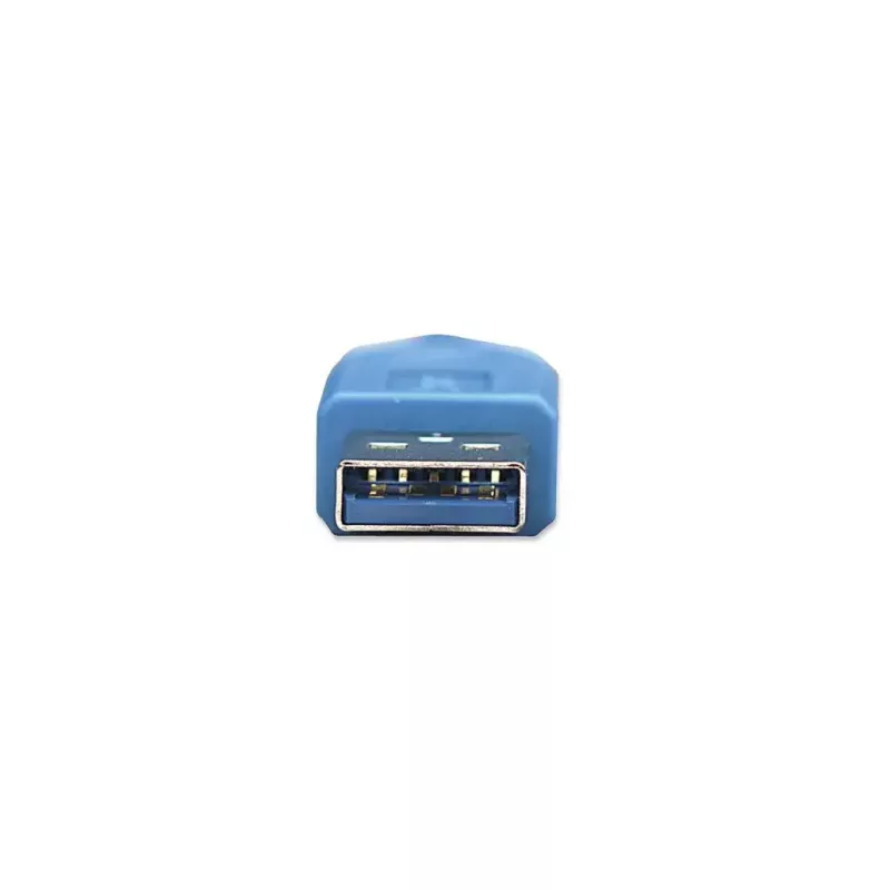 Cable alargador USB-A a USB-A Manhattan 2 m conector macho a conector hembra azul