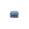 Cable alargador USB-A a USB-A Manhattan 2 m conector macho a conector hembra azul
