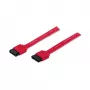 Cable de datos SATA Manhattan, 7 pines, 50 cm, conector macho a conector macho, 6 Gbps, rojo, garantía de por vida