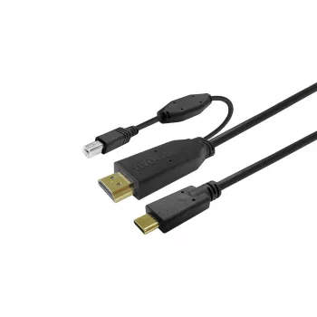 Cable USB Vivolink PROUSBCHDMIUSBB5 USB 3.2 Gen 1 (3.1 Gen 1) 5 m USB C negro