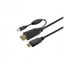 Cable USB Vivolink PROUSBCHDMIUSBB5 USB 3.2 Gen 1 (3.1 Gen 1) 5 m USB C negro