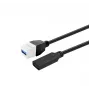 Cable de datos USB 3.0 Type-A a Type-A VivoLink PROKEYUSB3AFF0 2W, USB 3.0