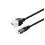 Inserto keystone USB-C conector hembra VivoLink PROKEYUSBCFM2W blanco — módulo keystone USB-C-F conector hembra