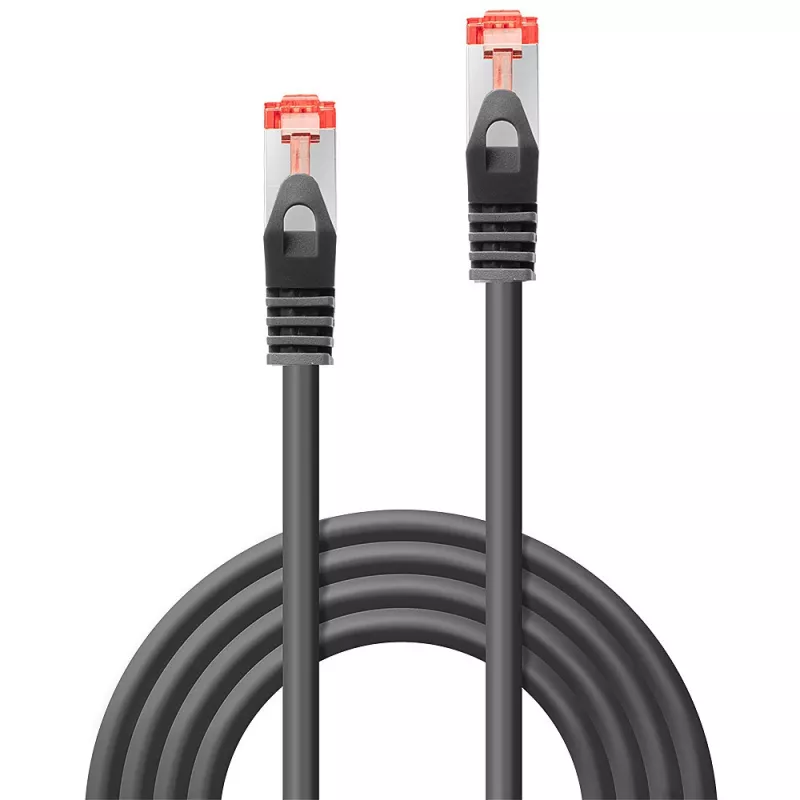 Lindy 47372 Cable de red negro 1 m Cat6 S/FTP (S-STP)
