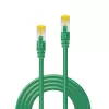 Cable de red Lindy 10 m RJ45 S/FTP Cat7 verde