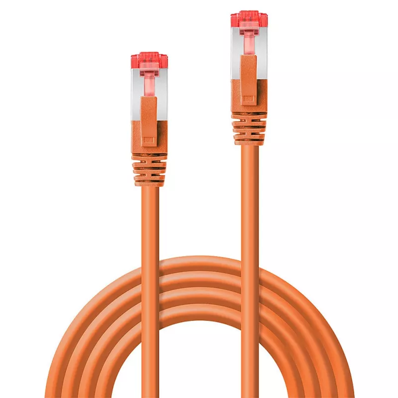 Lindy 47805 Cable de red naranja 0,3 m Cat6 S/FTP (S-STP)