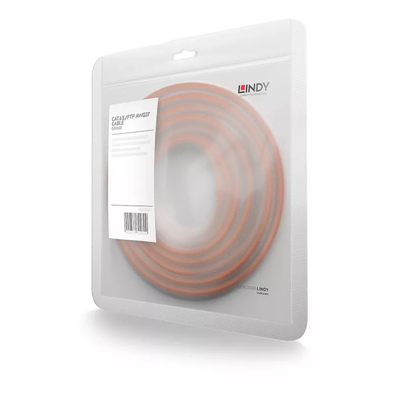 Lindy 47814 Cable de red naranja 15 m Cat6 S/FTP (S-STP)