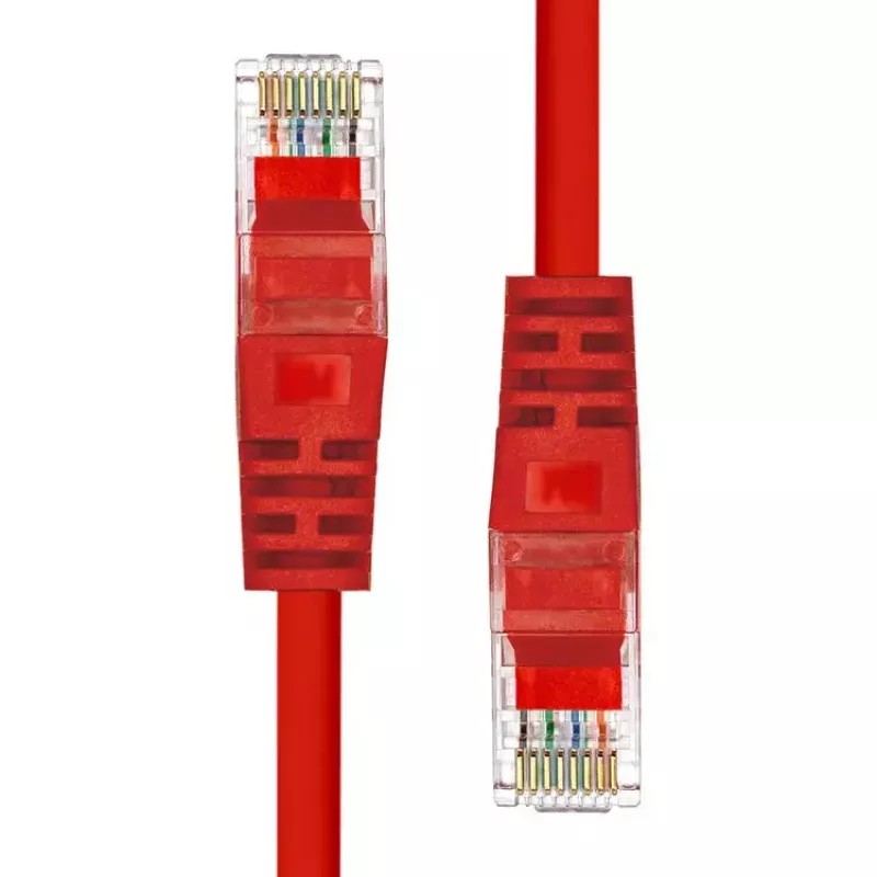 Cable de red ProXtend CAT5e U/UTP CCA PVC rojo 3M RJ-45 conector macho/conector macho