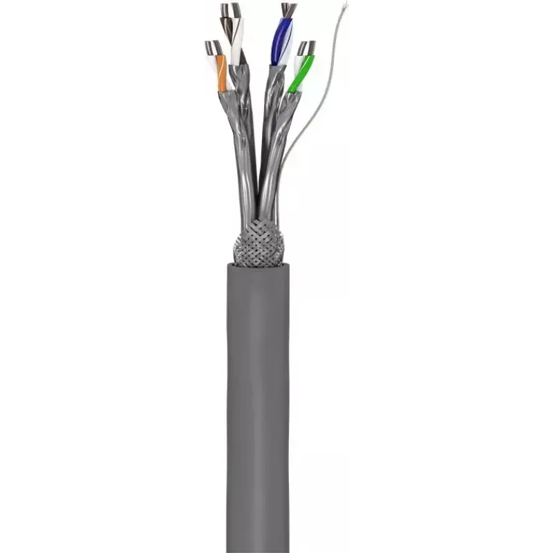 Cable de red Goobay CAT 6 U/UTP gris 100m