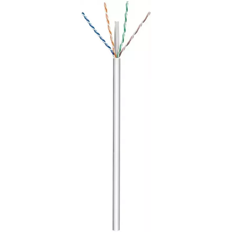 Cable de red Goobay CAT 6 U/UTP gris 100m