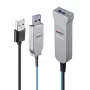 Cable USB 3.0 de fibra óptica Lindy 30m