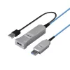 Cable USB 3.0 de fibra óptica Lindy 30m